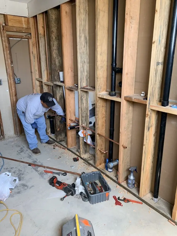 Commercial rough-in plumbing for Gas Line Repair in Chehalem